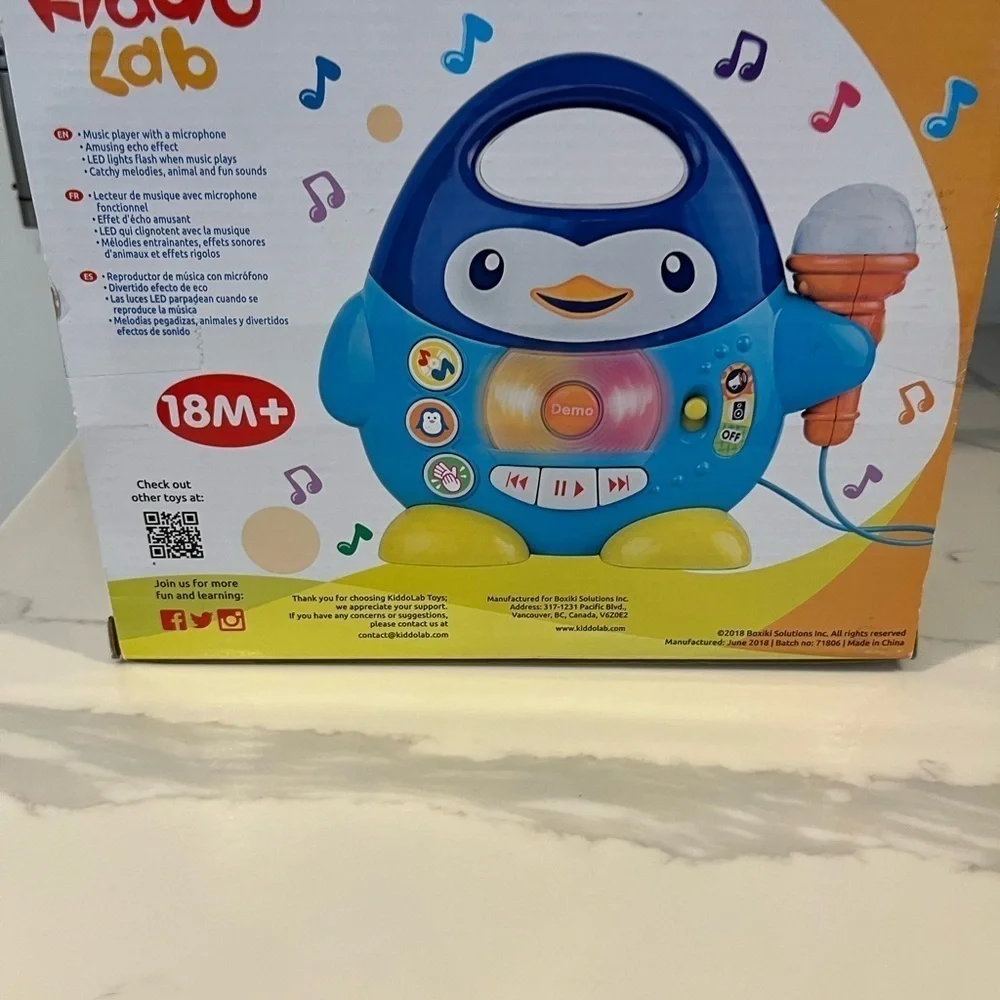 Kiddo Lab Penguin Karaoke Buddy